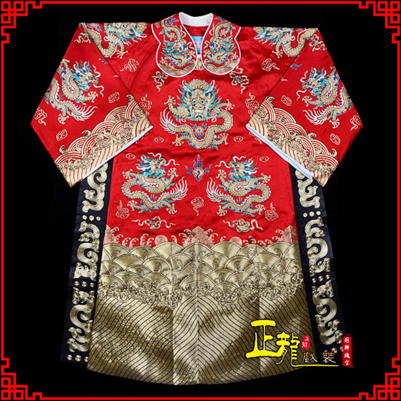 邵阳皇帝蟒袍全金八宝团龙蟒