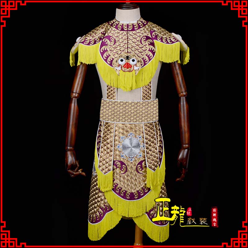 邵阳武将士兵云肩鱼鳞侉子